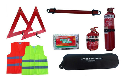 Kit Reglamentario Para Auto, Seguridad Vial, 6 Elementos 0