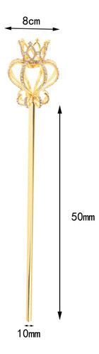 Varinhas De Fada Varinhas De Fada Strass Dourado Um Tamanho 1