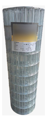 Tela Soldada Galvanizada Metallo 5x10 Fio 1,65mmx1,20m - 25m 1