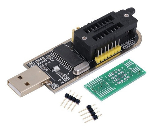 Combo Programador Usb Ch341a Black + Pinza Con Cable 1