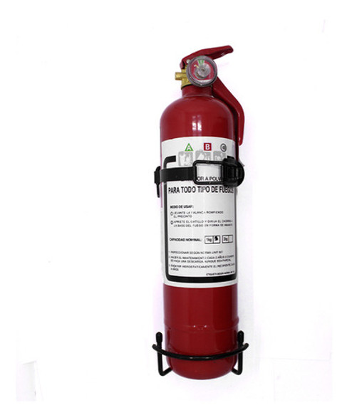 Extintor Bomberito Homologado Cargad Auto 1k Mata Fuego Auto 0