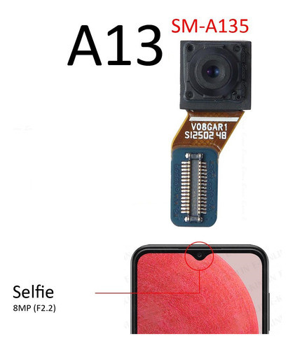 Cámara Frontal Selfie Para Samsung A13 (4g) / (a135) 1