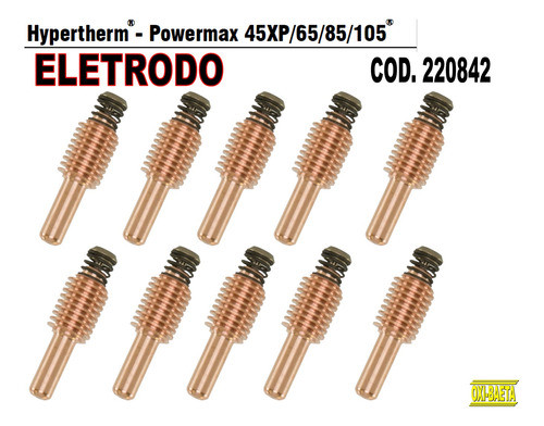 10 Un Eletrodo Plasma Modelo Powermax 45/65/85/105 - 220842 0