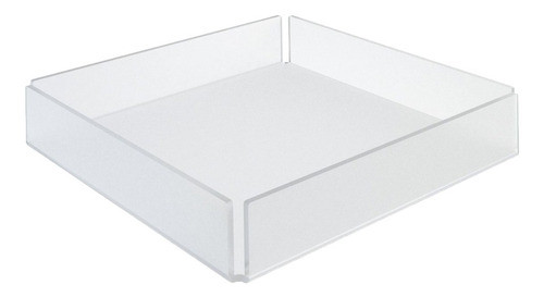 Bandeja Organizadora Acrilica Transparente 25x12x4 2mm 0