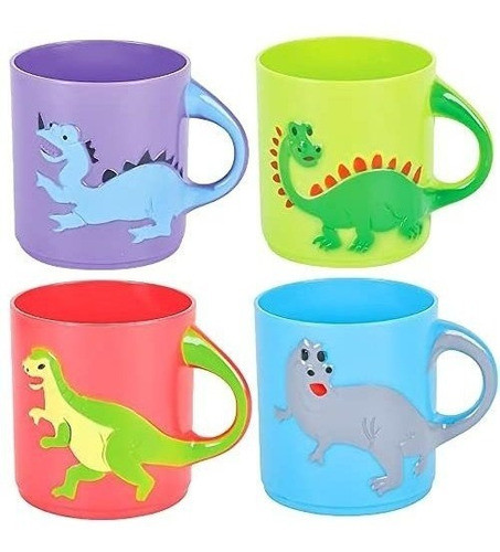 Artcreativity - Tazas De Dinosaurio Para Niños, Juego De 0