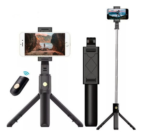 Trípode Celular Selfie Control Bluetooth Fotos A Distancia 0