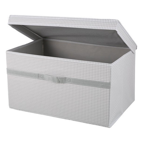 Caixa Organizadora Cinza 46,5x31,26 0