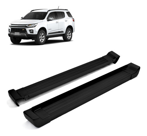 Estribo Lateral Plataforma Aluminio Preto Trailblazer 2022 0