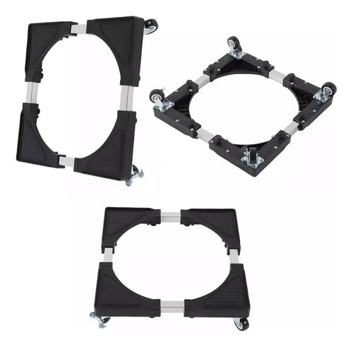 Base Con Ruedas Para Heladera Soporta Hasta 120kg Con Freno 0
