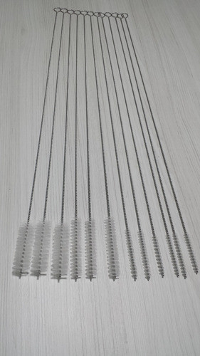 Escova Aço Inox Para Limpeza De Canulados Cerdas Em Nylon 1