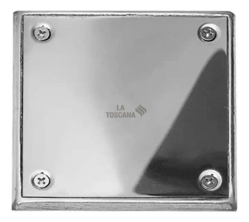 Tapa Para Piso Ciega Acero Inoxidable 12x12 Con Marco 0