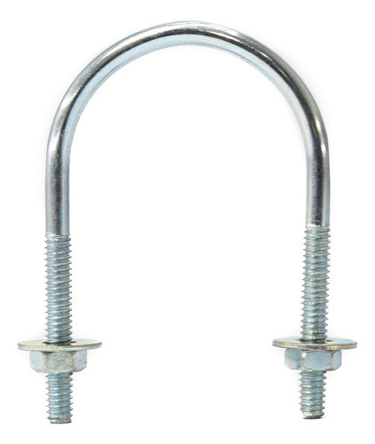 Grampa Abrazadera U Bolt Fixo X10 Arandela Tuerca Zincada 0