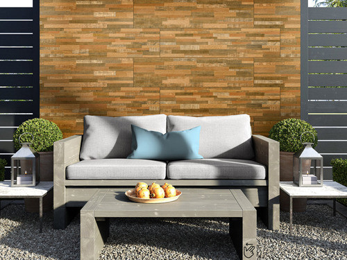 Semi Gres Para Pared Rustico Gamas De Marron Mate Rectificad 1