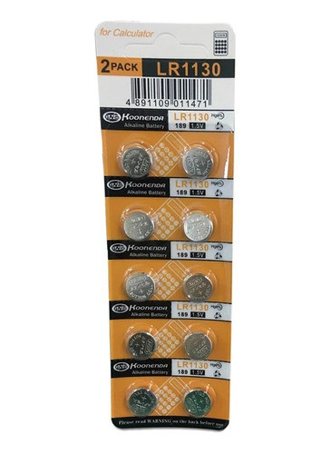Pilas Alcalinas De 1.5v Ag10 Lr54 Lr1130 Ph Ventas 0