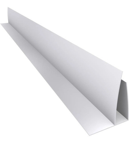 Perfil Perimetral Pvc F Para Machimbre De10mm X 3mts Largo 0