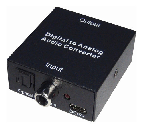 Convertidor De Audio Digital A Analogico Optico Coaxial 0