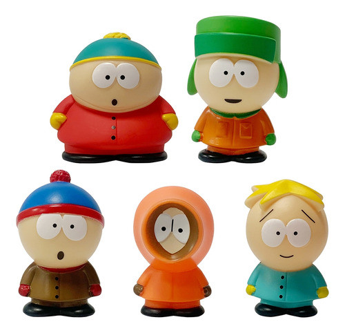 Set X5 Figuras South Park 7-8cm Importadas 0