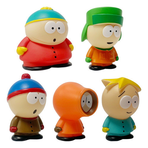 Set X5 Figuras South Park 7-8cm Importadas 1
