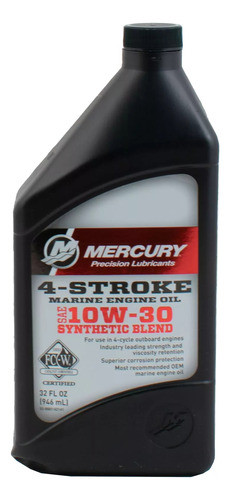 Aceite Mercury 10w 30 Synthetic Blend Litro 0