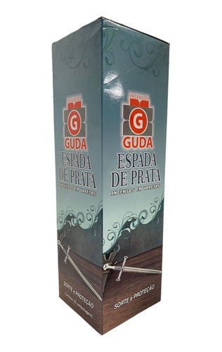 Incenso Espada De Prata Guda Indiano 25 Caixas Com 7 Varetas 0