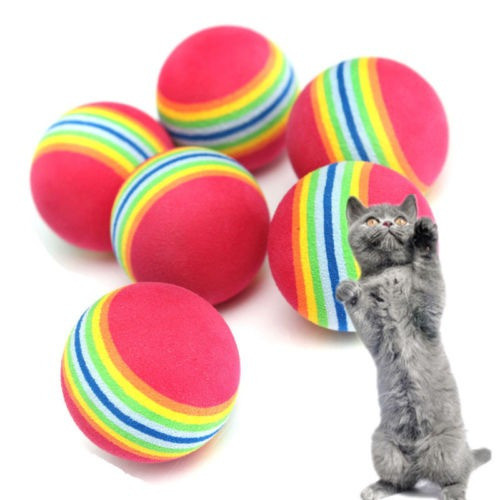10pieces Mascotas Gato Gatito Actividad Juguete Suave De La 0