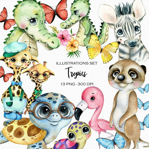 Cliparts Imagenes Png Animales Tropicales Is41 0