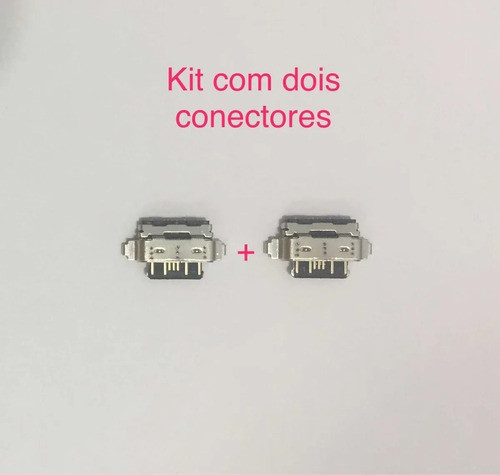 Kit 2 Conectores Carga Usb Nokia X6 / 6.1 Plus  X7 7.1 Plus 0