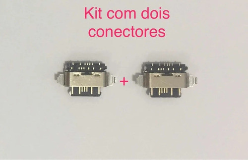 Kit 2 Conectores Carga Usb Nokia X6 / 6.1 Plus  X7 7.1 Plus 1