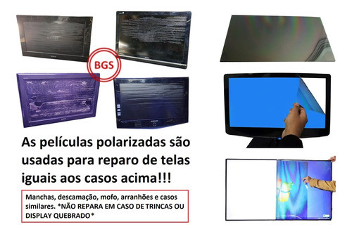Filme Polarizador Tv Compatível C/ Samsung 43 Polegadas 1