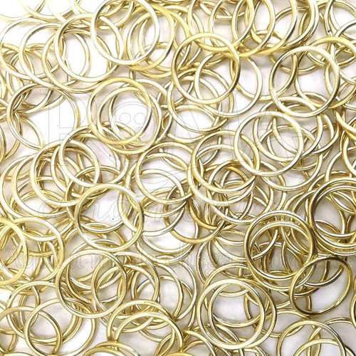 Argola Metal Para Sutiã 1000 Unidades Dourado E301 8mm 0