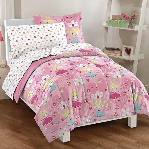 Dream Factory - Juego De Edredon Pretty Girls, Microfibra U 0