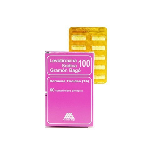 Levotiroxina Bago 100mcg 60com 0
