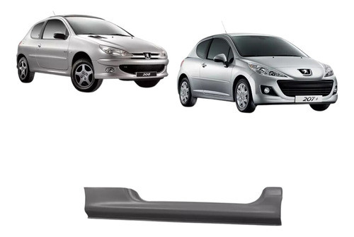 Zocalo Peugeot 206 / 207 3 Puertas Derecho 0