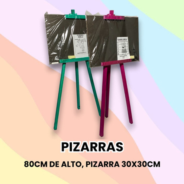Pizarra De Madera Con Tiza 1