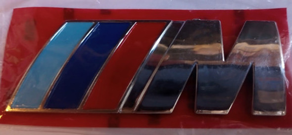 Insignia Bmw M Motorsport Cromada Autoadhesiva Universal 1