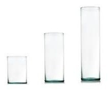 Tubos Vasos De Vidro Cilindrico - 10 Cm Por 10/20/30 Cm 1