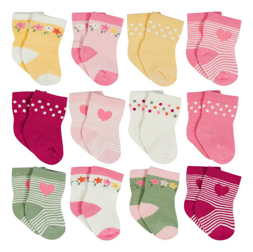 Calcetines Tipo Botin Unisex Onesies Brand Para Bebe, 12 ... 0