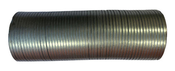 Tubo Flexible Galvanizado 3-1/2 PuLG X 1m Adaptable Univer C 0