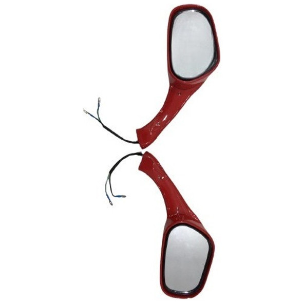 Juego De Espejos Mondial Md 150 Rojo Ourway 1 Juego De Espejos Mondial Md 150 Rojo Ourway 1