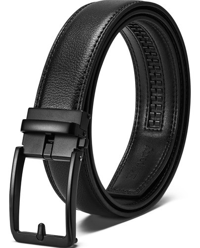 Skiporty Mens Ratchet Belts Couro Conforto Ajustável Click 0