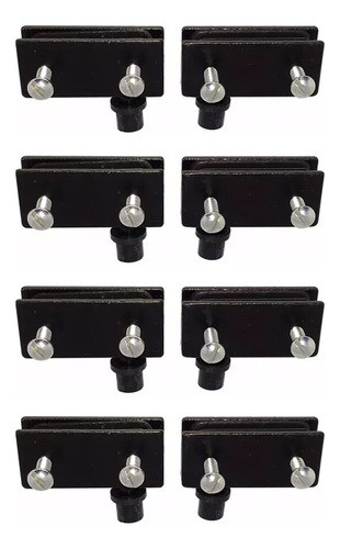 Bisagra Metálica Pivot Puerta De Vidrio Vidriera X 4 Pares 0