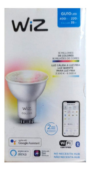 Iluminá Tu Casa + Lámpara Inteligente Full Color Wiz Gu10 0