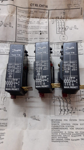 Relé Danfoss De Sobrecarga Type T16 1