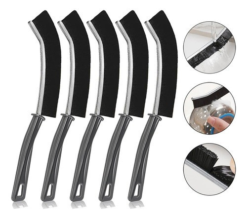 5pcs Cantos Limpos E Impecáveis Escova De Limpeza Lacunas 0