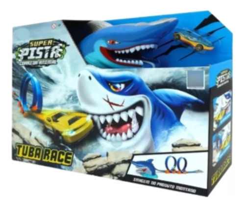 Brinquedo Pista Tubarão Shark Atack 2 X Looping Sprint Track 1