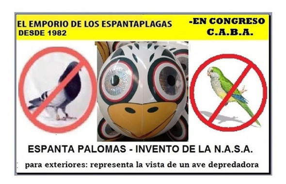 Globo Terror Eyes Espanta Cotorras Ecologico Visual 1 Globo Terror Eyes Espanta Cotorras Ecologico Visual 1