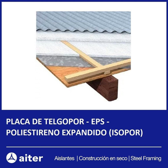 Placa De Telgopor - Alta Densidad 40 Mm - 25 Kg/m3 1