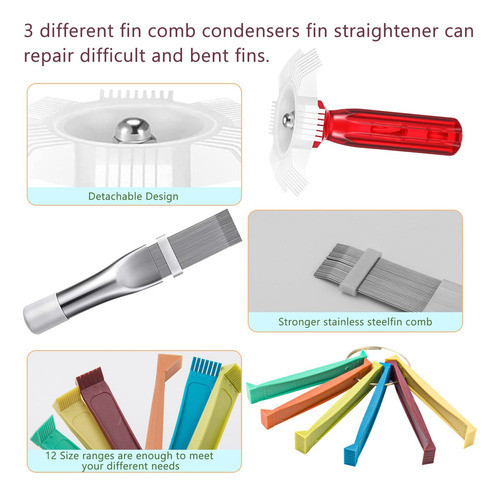 Conjunto De Limpeza De Aletas De Ar Condicionado De 6 Unidad 1