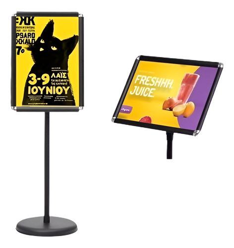9.5 * 13  Cartel Gráfico Ajustable Aluminio Aleación Pedesta 0