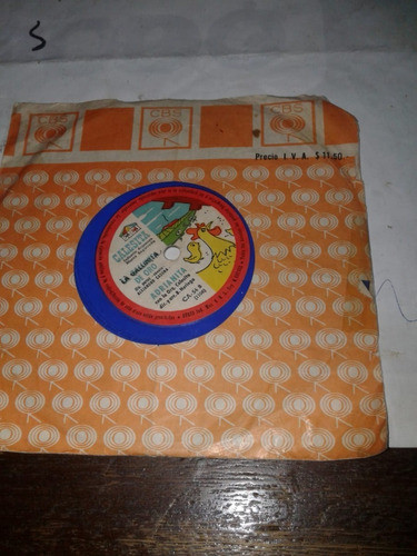 Vinilo Disco Lp La Gallinita De Oro Adrianita Calesita Ca 0